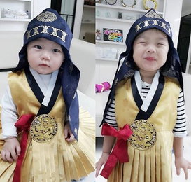 대박·설아, 귀요미 남매…"같은 옷, 다른 느낌"