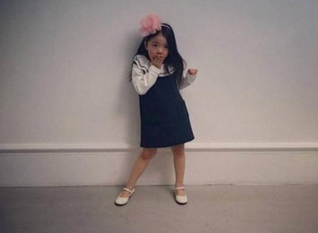 정시아 딸 서우, 귀여운 일상 공개…'모전여전 인형미모'