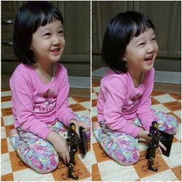 "진주는 '응팔' 시청"…김설, 활짝 웃는 귀요미