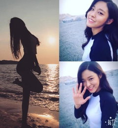 "우월한 실루엣" 설현, '男心 저격 상큼 미소