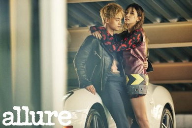 빅스 엔, 모델 이호정과 커플화보 호흡 맞춰...'스타 커플 파파라치'
