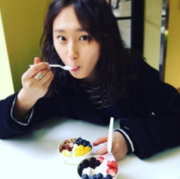 류혜영, 美 보스턴서 응답.."겨울엔 아이스크림"