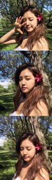 손나은, 청초한 꽃미모…"하와이 여신"
