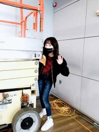 산다라박, 특유의 깜찍포즈로 인사 "추운 한국이여 잠시만 안뇽"