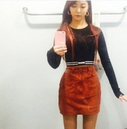 '에프엑스' 루나, 반쪽 몸매샷 공개 "실종된 꿀벅지"