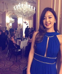 한지혜, 유부녀 맞아? 섹시+우아 다잡은 완벽 드레스 자태