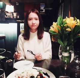 '소시' 윤아, 깜찍한 먹방…"여신도 식후경"