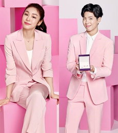 김연아·박보검, 러블리 비주얼…'봄 부르는 핑크'