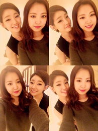 박소담·손나은, 마카오 수놓은 두 훈녀의 상큼미소