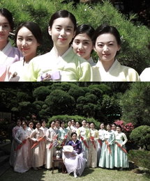 '해어화' 한효주·천우희, 기생학교 졸업사진 공개 '시선 강탈'