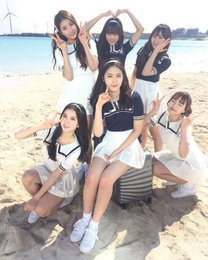 여자친구, 제주도 점령한 '상큼 바다 소녀들'