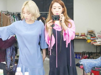 티파니, 태연과 자체발광 미모…"우리는 태티서"