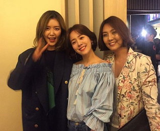 채정안, 한지민-강승현 응원에 '든든'…"고맙다 동생들"