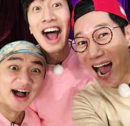 지석진X이광수, 中 '런닝맨' 기념샷…"왕코와 왕쭈란"