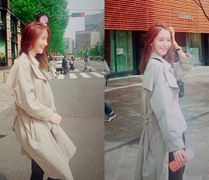 윤아, 봄날의 여신…"거리의 패셔니스타"