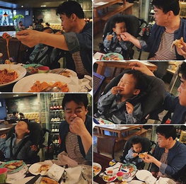 백종원, 부자의 먹방…"아들바보, 백주부"