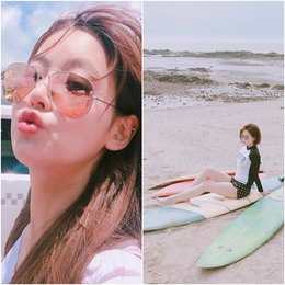 오연서, 한 폭의 그림같은 미모 "날씨좋다 샤샤샤"