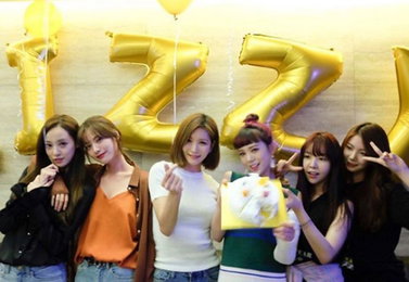 애프터스쿨, 리지 생일 축하 회동 포착…"내 보물들"
