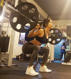 레인보우 조현영, 근력이 어마어마…"역도요정 여기있네"