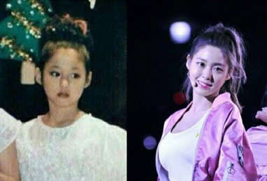 설현, 붕어빵 어린시절 '모태미녀의 정석'..."남다른 떡잎"
