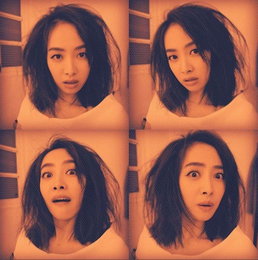 빅토리아, 코믹 셀카 4종 세트…"엽기적인 그녀"