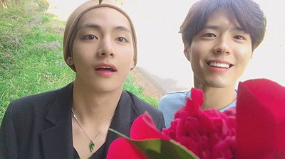 "대세들의 우정" 박보검X방탄 뷔 '제주도 절친 여행'