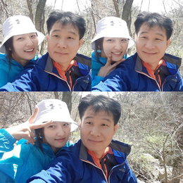 포미닛 남지현, 아빠와 등산데이트 인증샷…"쏙 빼닮았네"