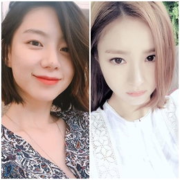 박수진·신세경, 청순의 완성…"단발의 러블리"