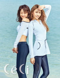 구구단 세정X나영, 해변의 소녀들…"상큼美 뿜뿜"