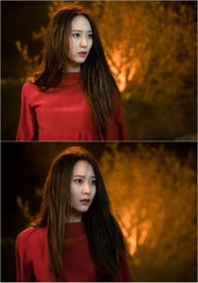 하백의신부' 정수정, '물의 여신' 변신…강렬한 레드 치명美