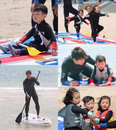 '슈퍼맨' 설아X수아X대박, 해운대 장악한 해양 설·수·대