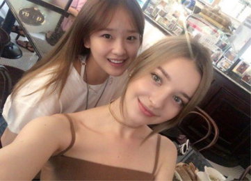 손연재, 열애설 이후 첫 근황…"오늘은 안젤리나와 함께"