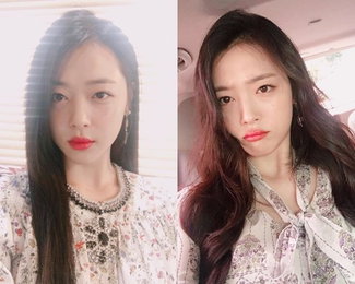 설리, '리얼' 개봉 맞춰 셀카 투척…'귀염 or 뽀로통'