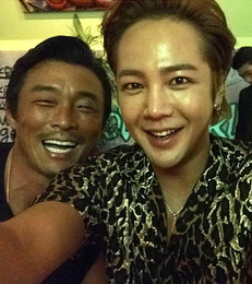 추성훈X장근석, 해맑은 미소 셀카…"베스트 타임"