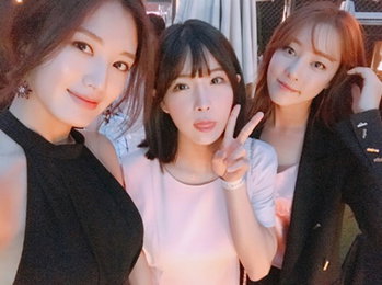 김재경X고우리X조현영, 아름다운 우정…"여전한 레인보우”