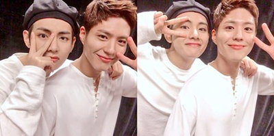 박보검·방탄소년단 뷔, 싱가포르 빛낸 훈훈한 비주얼