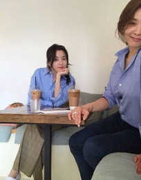 한효주x옥주현, 미녀들의 우정…"우리 친해요"