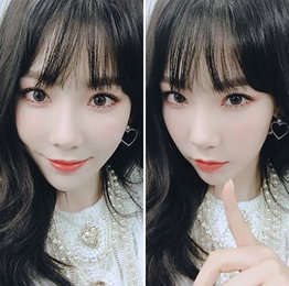 태연, 흑발의 청순…"요정은, 이런 느낌"