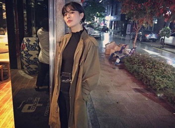 "나, 가을 여자" 이선빈, 흑발로 더욱 물오른 미모