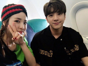 산다라박X천둥, 미소 유발 훈훈 남매…"막둥이 생일 축하"