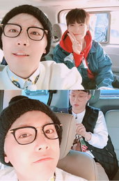 이홍기X김종현, 훈훈한 투샷…"밤도깨비 커몽"