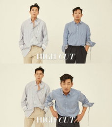 정우성X하정우 "'강철비' '신과함께' 경쟁? 집안 경사다"