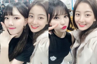 트와이스 지효, 여자친구 콘서트 인증…"예쁜 애들끼리 친구"