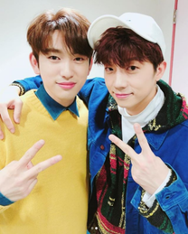 갓세븐 진영X2PM 우영, 영브라더스의 날…"안구정화"