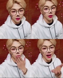 "CHU~♥" 워너원 강다니엘, 밸런타인데이 기념 로맨틱 손키스