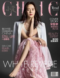송지효, 中 유명 매거진 커버 장식…"아시아 뷰티퀸"