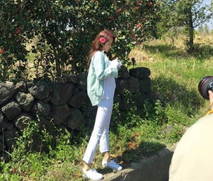 소유, 제주도에서 여유로운 일상 '눈길'