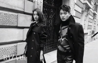 윤아X민호, 파리 빛낸 자체발광 비주얼 남매