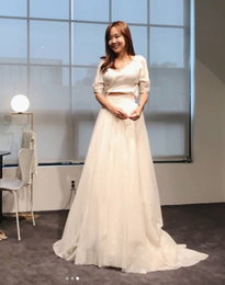 '다둥이맘' 소유진, 우아한 드레스 자태