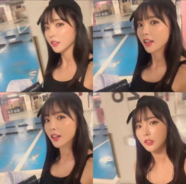홍진영, 마트 주차장에서도 예쁜 누나..활력 뿜뿜